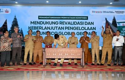 Gubernur Sumut Bersama Tujuh Kepala Daerah Kawasan Danau Toba Siap Sambut Asesor UNESCO untuk Revalidasi Geopark 2025