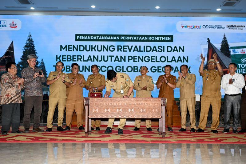 Gubernur Sumut Bersama Tujuh Kepala Daerah Kawasan Danau Toba Siap Sambut Asesor UNESCO untuk Revalidasi Geopark 2025